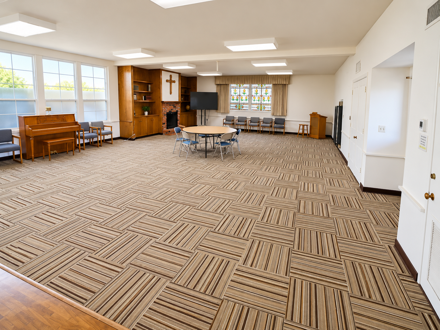 Music Classroom & Meeting Space With Piano