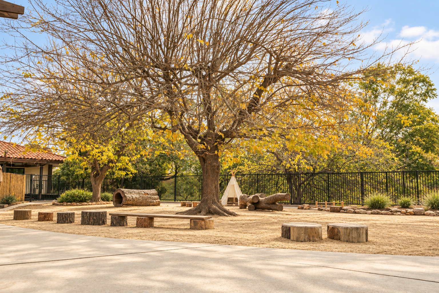 Shaded Nature Play Yard | Kids Parties, Classes & Outdoor Events