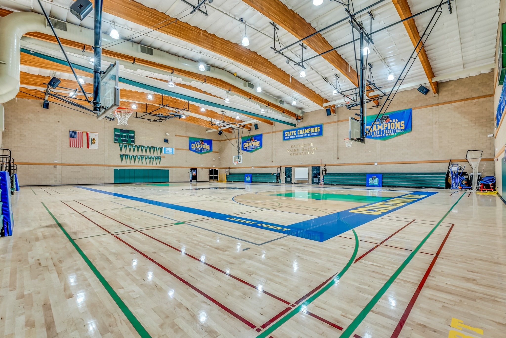 Indoor Basketball Gymnasium
